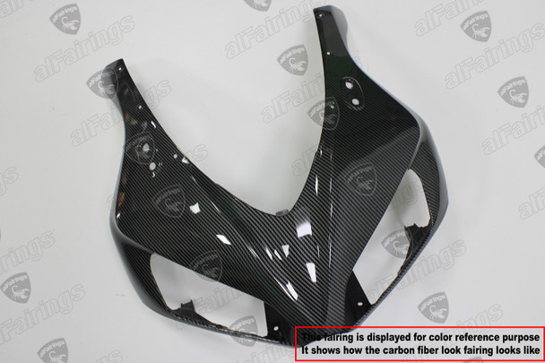 2001 2002 2003 Suzuki GSXR600/750 Carbon Fiber front upper fairing, 2001 2002 2003 Suzuki GSXR600/750 Carbon Fiber headlight fairing