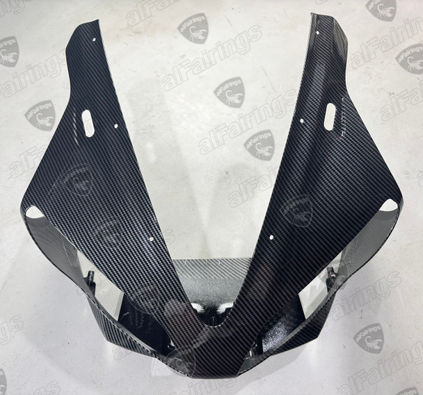 2000 2001 Yamaha YZF-R1 carbon fiber front upper cowl