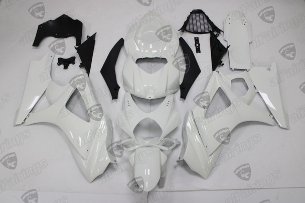 2007 2008 Suzuki GSXR1000 K7 K8 pearl white bodywork