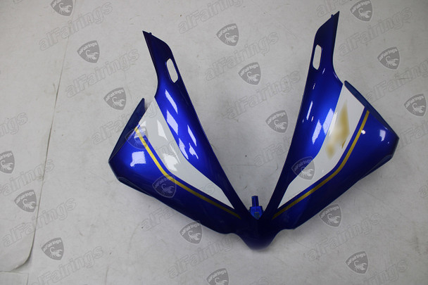 2012 2013 2014 Yamaha YZF R1 headlight cowling blue and white
