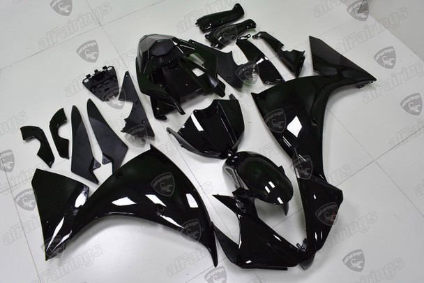 2009 2010 2011 Yamaha YZF R1 black pearl body kit