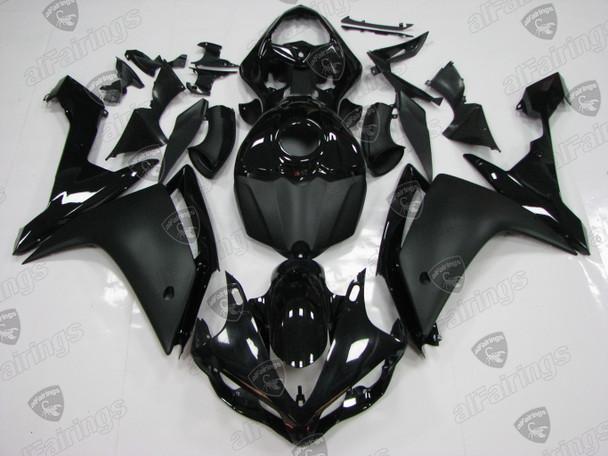 2007 2008 Yamaha YZF R1 black plastic kit