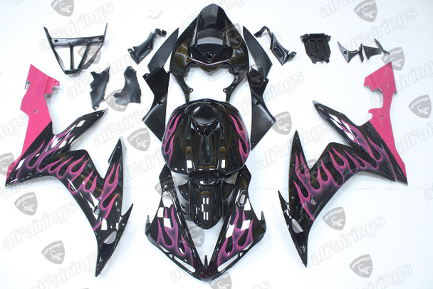 2004 2005 2006 Yamaha YZF R1 pink flame bodywork 2004 2005 2006 Yamaha YZF R1 pink flame bodywork
