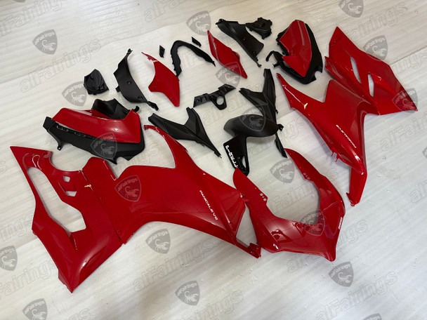 Ducati Panigale V2 replacement fairings in red