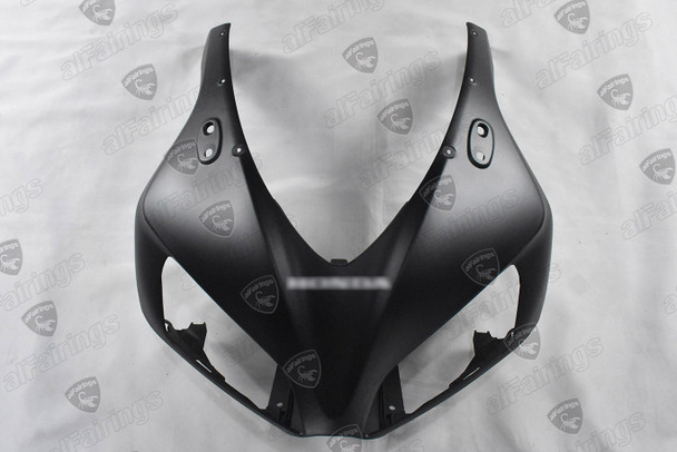 Honda CBR1000RR Fireblade 2006 2007 metallic matte black top front cowling