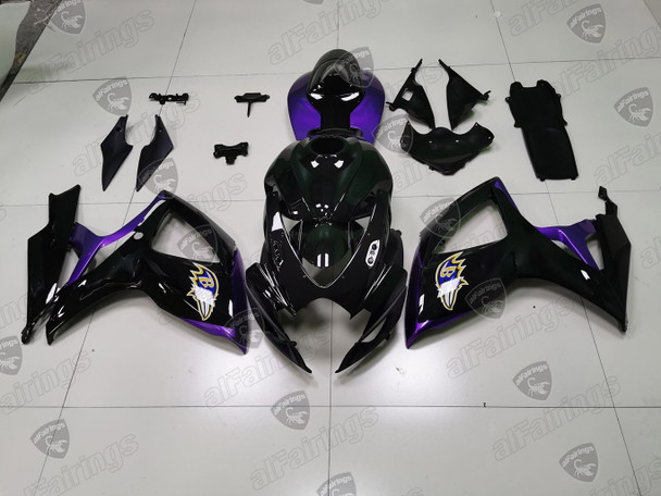 2006 2007 Suzuki GSXR600/750 bodykit purple and black