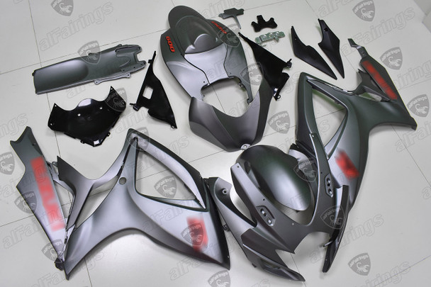 2006 2007 Suzuki GSXR600/750 matte gray body kits