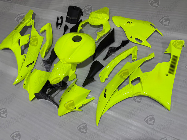 2006 2007 Yamaha YZF-R6 Neon Yellow Fluorescent Yellow body kits 2006 2007 Yamaha YZF-R6 Neon Yellow Fluorescent Yellow body kits