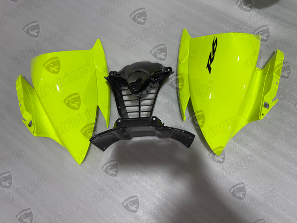 2006 2007 Yamaha YZF-R6 Neon Yellow Fluorescent Yellow cowling 2006 2007 Yamaha YZF-R6 Neon Yellow Fluorescent Yellow cowling