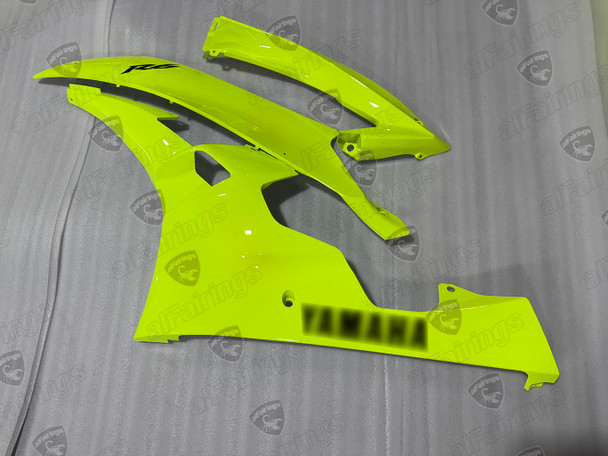 2006 2007 Yamaha YZF-R6 Neon Yellow Fluorescent Yellow plastic kit 2006 2007 Yamaha YZF-R6 Neon Yellow Fluorescent Yellow plastic kit