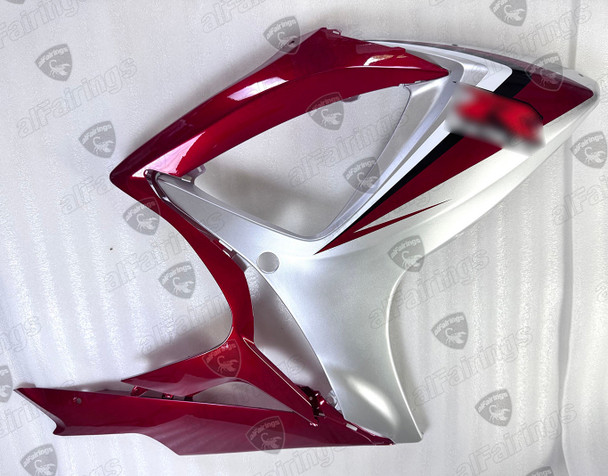 2006 2007 Suzuki GSX-R600/750 candy red_metallic silver plastic kit 2006 2007 Suzuki GSX-R600/750 candy red_metallic silver plastic kit