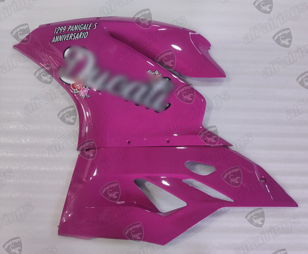 Ducati 899 1199 Panigale custom pink plastic kit Ducati 899 1199 Panigale custom pink plastic kit