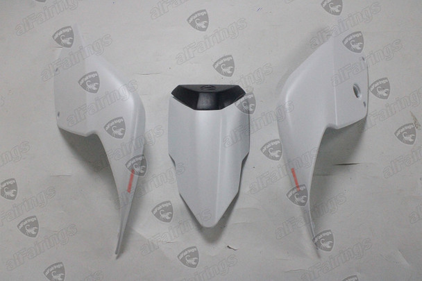 Ducati 899 1199 Panigale pearl matte white tail fairing