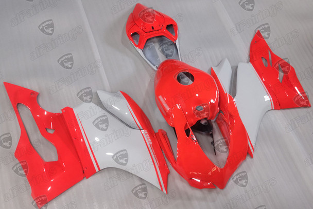 Ducati 959 1299 Panigale Fluorescent Red_Pearl White body kits Ducati 959 1299 Panigale Fluorescent Red_Pearl White body kits