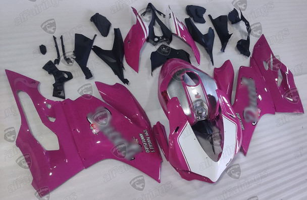 Ducati 959 1299 Panigale custom pink body kits Ducati 959 1299 Panigale custom pink body kits
