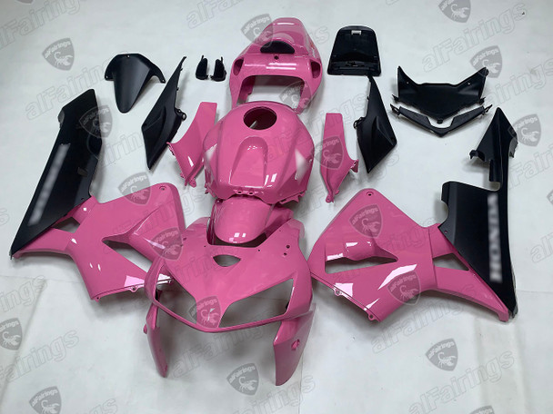 2005 2006 Honda CBR600RR pink_black body kits 2005 2006 Honda CBR600RR pink_black body kits