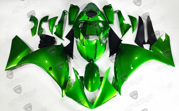 2009 2010 2011 Yamaha YZF-R1 candy green body kit 2009 2010 2011 Yamaha YZF-R1 candy green body kit