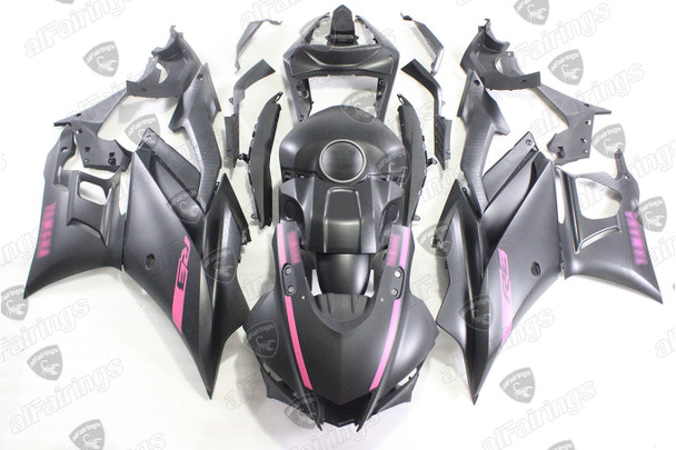 2019 2020 2021 2022 2023 2024 Yamaha YZF-R3 matte black bodywork