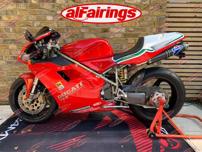 Custom Fairing for Ducati 748 created from INFO STRADA Ducati 748 Desmoquattro scheme.