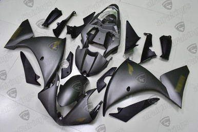 2012-2014 YZF-R1 Matte Metallic Grey Fairing Kit - Direct Bolt-On ...