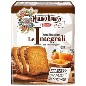 Fette Biscottate Whole Wheat Integrali 315gr/11.1oz Fette Biscottate Whole Wheat Integrali 315gr/11.1oz