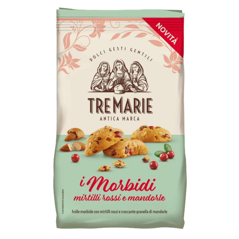 Tre Marie Morbidi Cranberry & Almonds 300gr