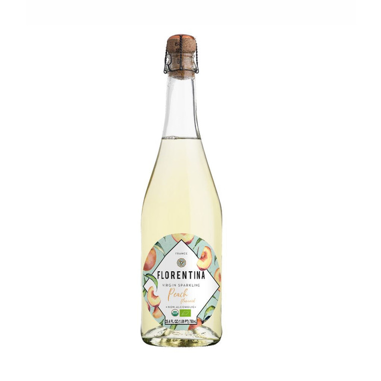 French Organic Virgin Peach Bellini, Non-Alcoholic
