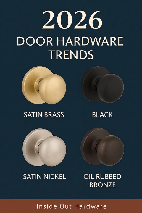 2026 Door Hardware Trends: Best Finishes, Styles, and How to Choose