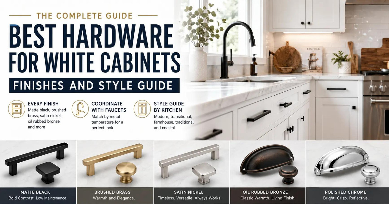 Best Hardware for White Cabinets: Finishes and Style Guide