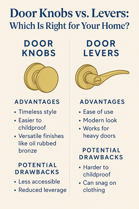Door Knobs vs. Levers: Which Is Right for Your Home?