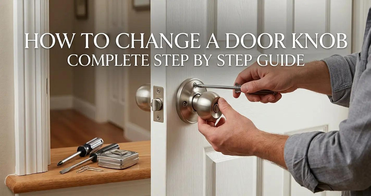 How to Change a Door Knob: Complete Step by Step Guide