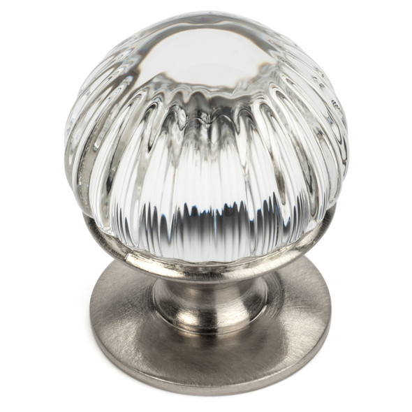 Cosmas 6812 & Clear Glass Round Cabinet Knob