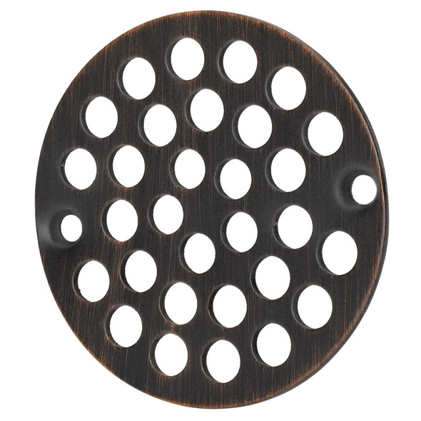 Designers Impressions 651816 Oil Rubbed Bronze 4" Diameter Drain Cover Strainer