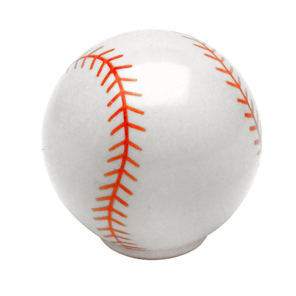 Cosmas Athleticz Collection 67121 Baseball Round Cabinet Hardware Knob - 1-1/4" Diameter