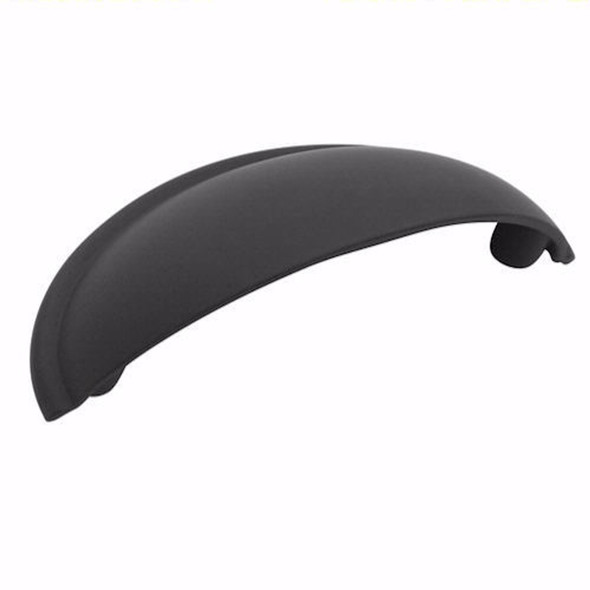 Amerock BP53019-FB Allison Flat Black Cup Pull