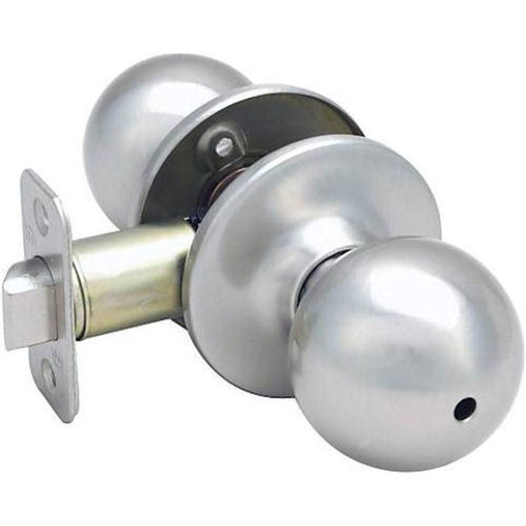 Designers Impressions Ashland Design Satin Nickel Privacy Door Knob: 22-2166