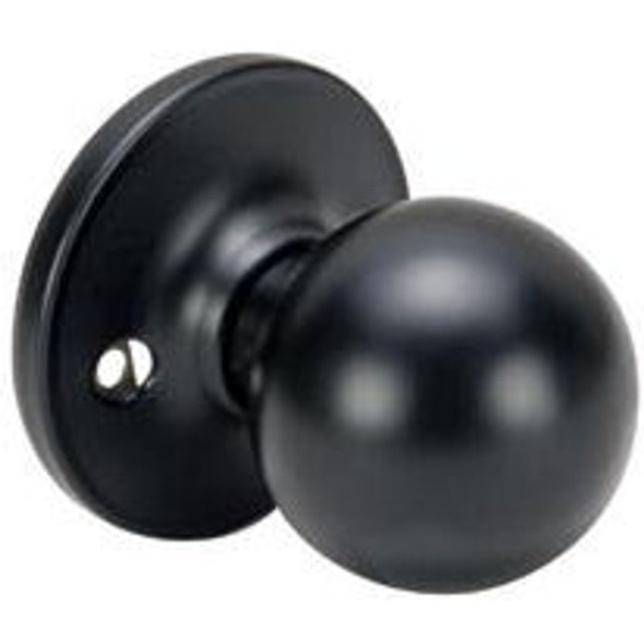 Designers Impressions Ashland Design Black Dummy Door Knob: 55-2151