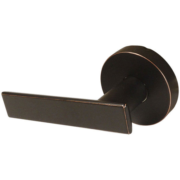 Designers Impressions Laurel Design Oil Rubbed Bronze Dummy Door Lever: 33-3751
