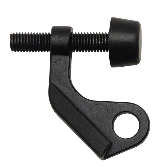 Designers Impressions 8088 Matte Black Hinge Pin Door Guard Door Stop