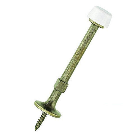 Designers Impressions 0255 Antique Brass Light Duty Solid Rigid Door Stop