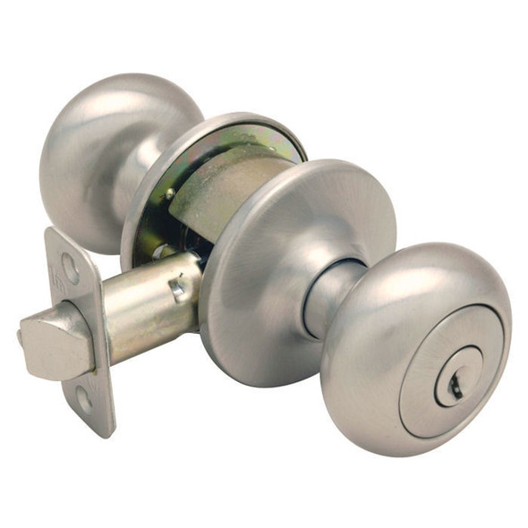 Designers Impressions Bedford Design Satin Nickel Entry Door Knob: 22-1600
