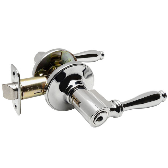 Designers Impressions Villa Design Polished Chrome Entry Door Lever: 88-5900