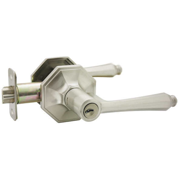 Designers Impressions Windsor Design Satin Nickel Entry Door Lever: 22-7700