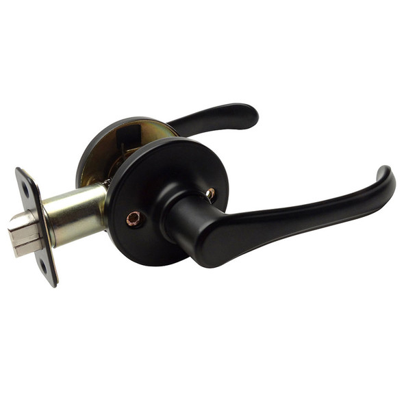 Designers Impressions Rochester Design Black Passage Door Lever: 55-8877