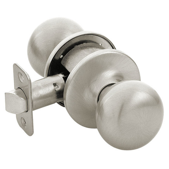 Designers Impressions Bedford Design Satin Nickel Passage Door Knob: 22-1677
