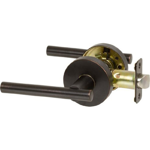 Designers Impressions Kain Design Oil Rubbed Bronze Passage Door Lever: 33-3577