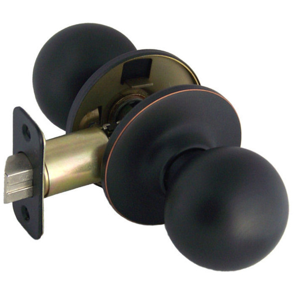 Designers Impressions Ashland Design Oil Rubbed Bronze Passage Door Knob: 33-2177