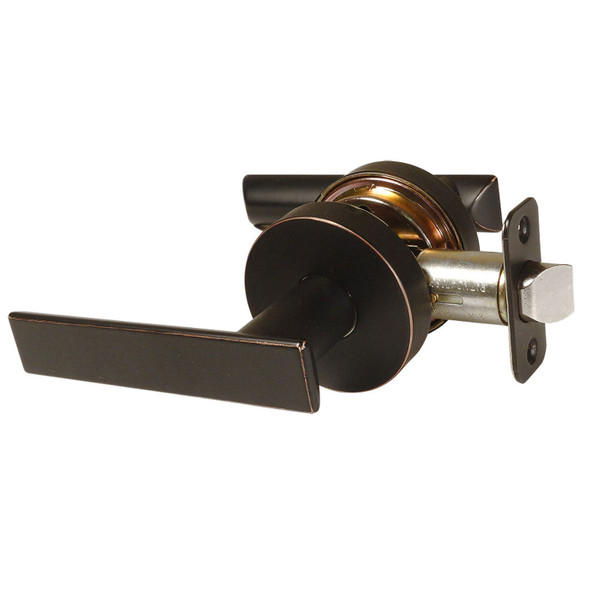 Designers Impressions Laurel Design Oil Rubbed Bronze Passage Door Lever: 33-3777