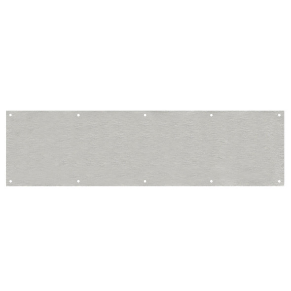 Designers Impressions Satin Nickel 8" x 30" Kick Plate: 609391