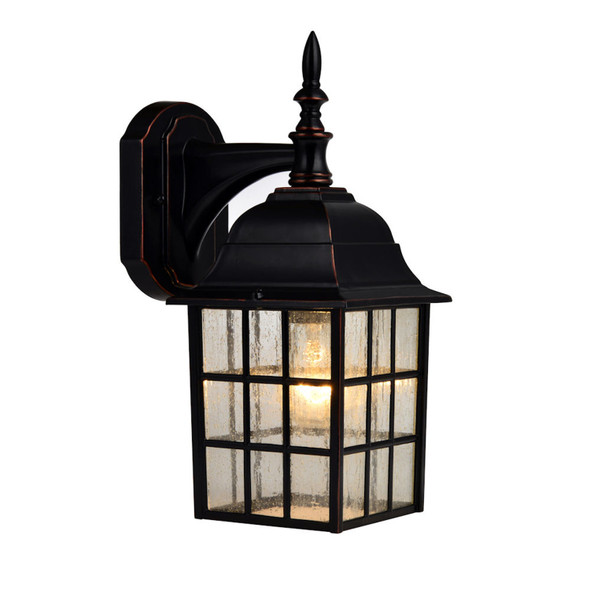 Designers Impressions Oil Rubbed Bronze Outdoor Patio / Porch Exterior Light Fixture : 73480